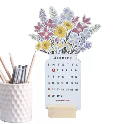 Colorful Daily Desk Calendar Planner Organizer