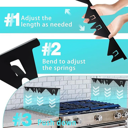 Easy Clean Stove Gap Filler