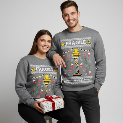 Quirky Leg Lamp Ugly Christmas Sweater