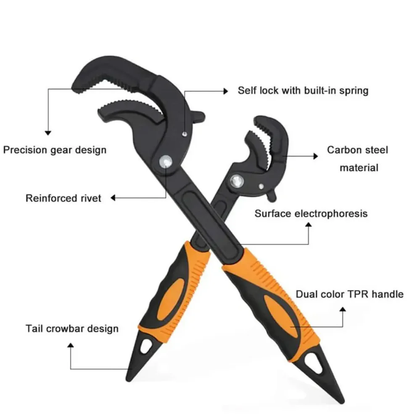 Versatile Adjustable Basin Wrench