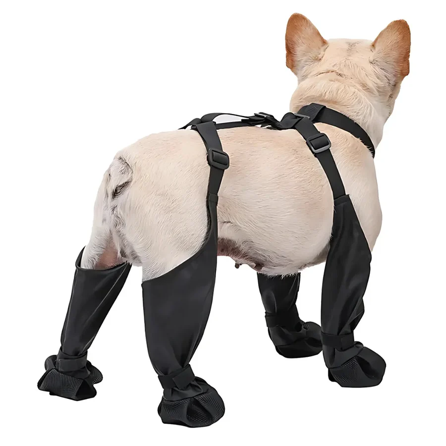 Waterproof Puppy High Top Boots with Grip Soles