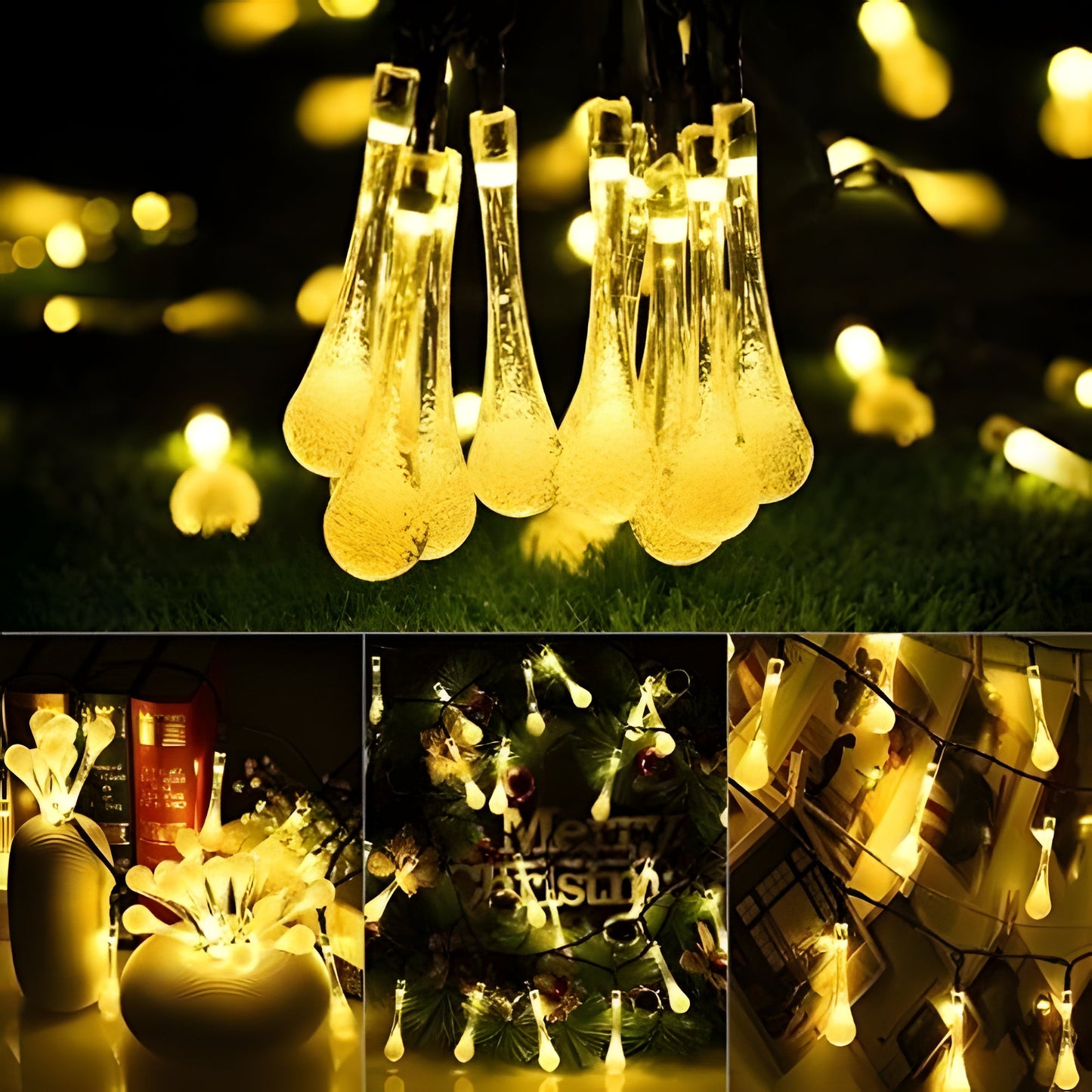Outdoor Fairy String Lights 20LED 15FT
