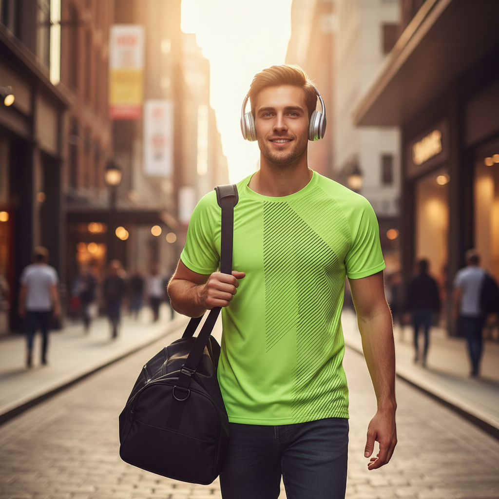 Moisture Wicking Athletic Tee for Men