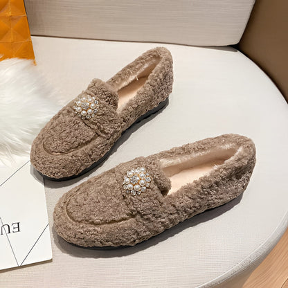 Cozy Women's Slipper Moccasins with Soft Fleece Inside