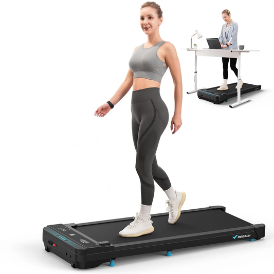Space Saving Home Office Treadmill – Small Under Desk Walking Machine - Hehif