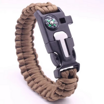 Tactical Survival Paracord Bracelet with Fire Starter