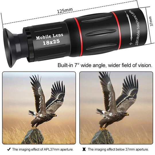Mobile Phone Zoom Camera Lens