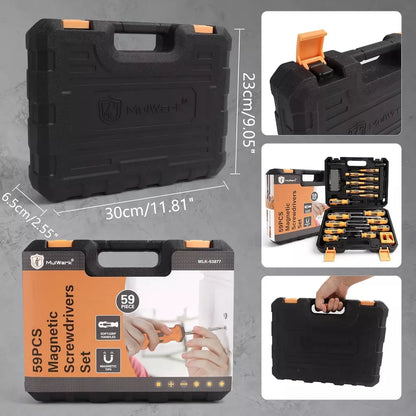 Professional Screwdriver Kit with Storage Box