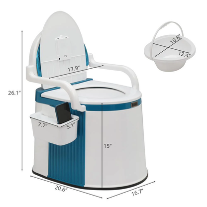 Compact Portable Toilet for Home and Travel Use