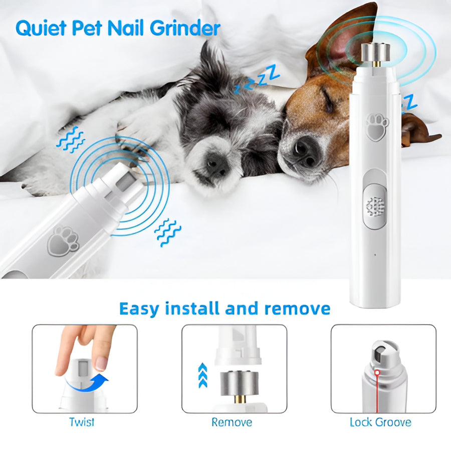 Pet Nail Trimmer and Polisher Kit for Dogs