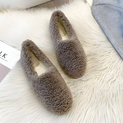 Warm Fuzzy Sheepskin Women's Winter Slippers