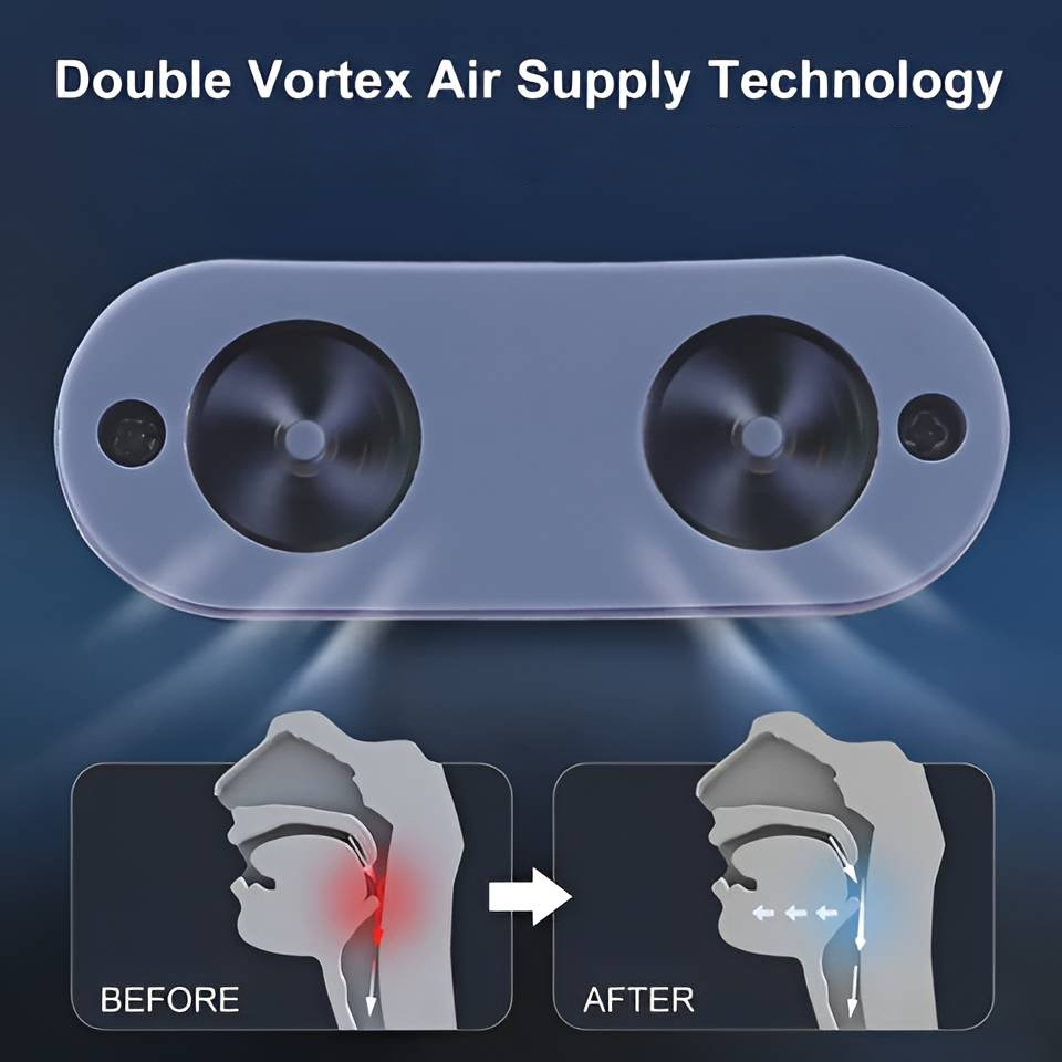 Compact Sleep Apnea Relief Device, Rechargeable Nasal Aid