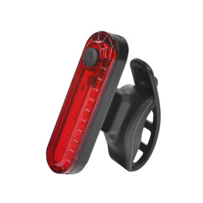 Bright Red USB Rechargeable Bike Tail Light