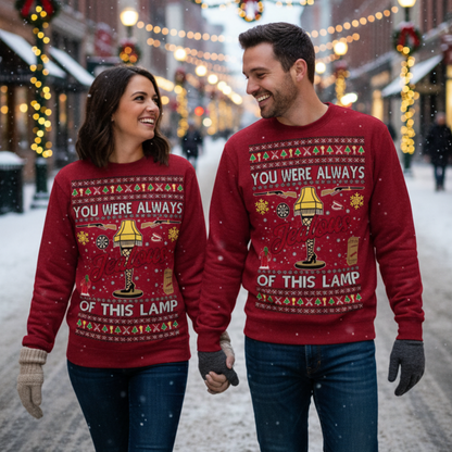 Quirky Leg Lamp Ugly Christmas Sweater