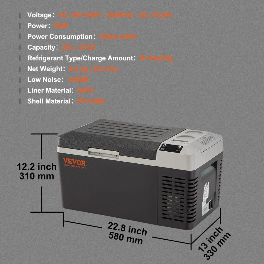 Portable Compact Car Fridge
