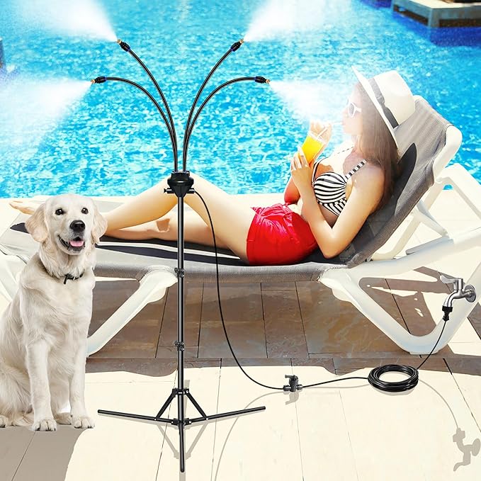 Portable Outdoor Misting System for Patios - Hehif