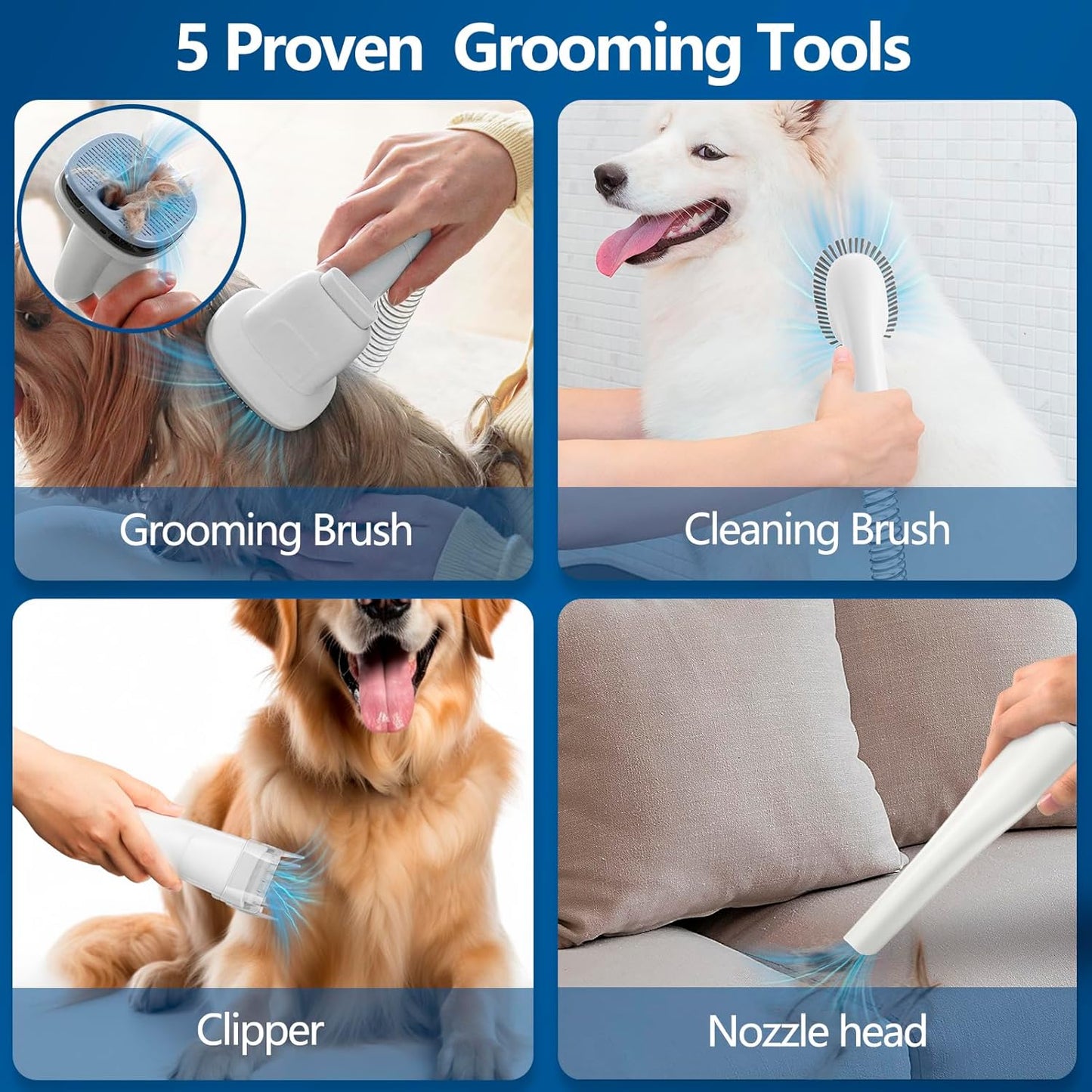 Quiet Pet Hair Cleaner Vacuum System