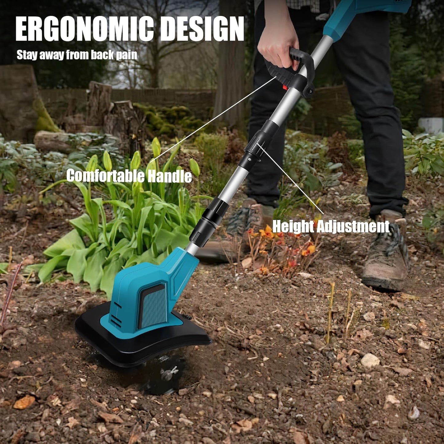 Portable Electric Garden Tiller