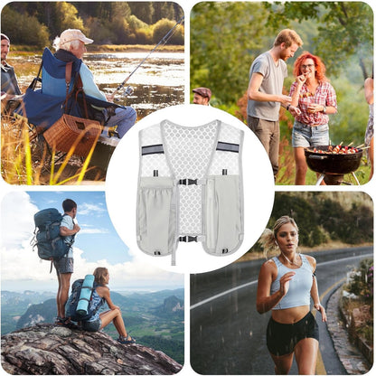 Lightweight Water Backpack With Reflective Panels And Ventilated Mesh