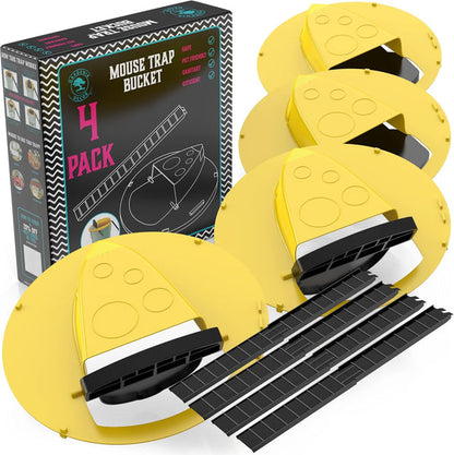 Humane 4-Pack Mouse Trap Bucket Lids - Hehif
