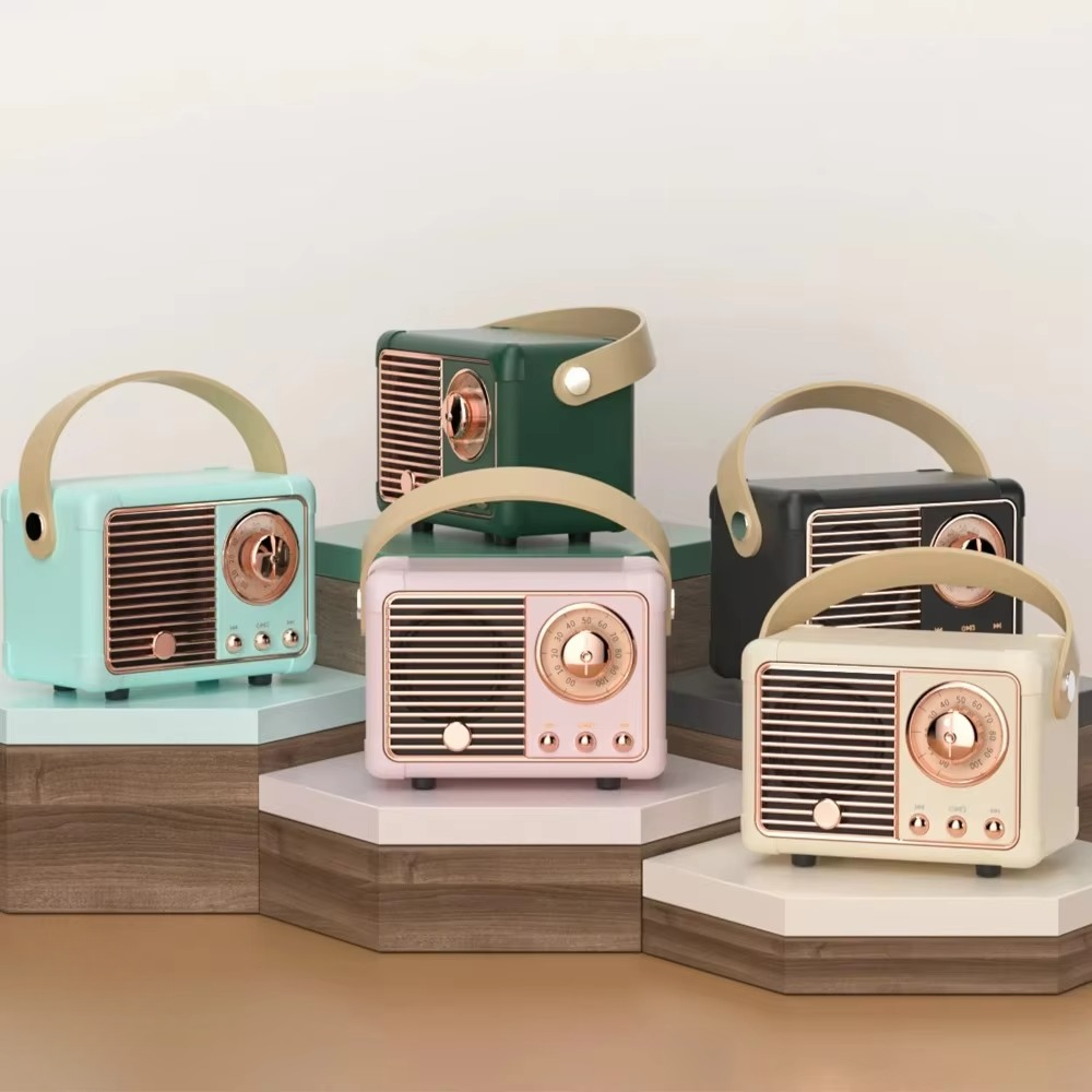 Classic Portable Bluetooth Speaker with Deep Bass