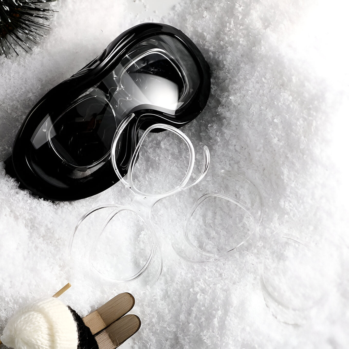 Corrective Ski Goggles Lens Insert for Near Sight Glasses