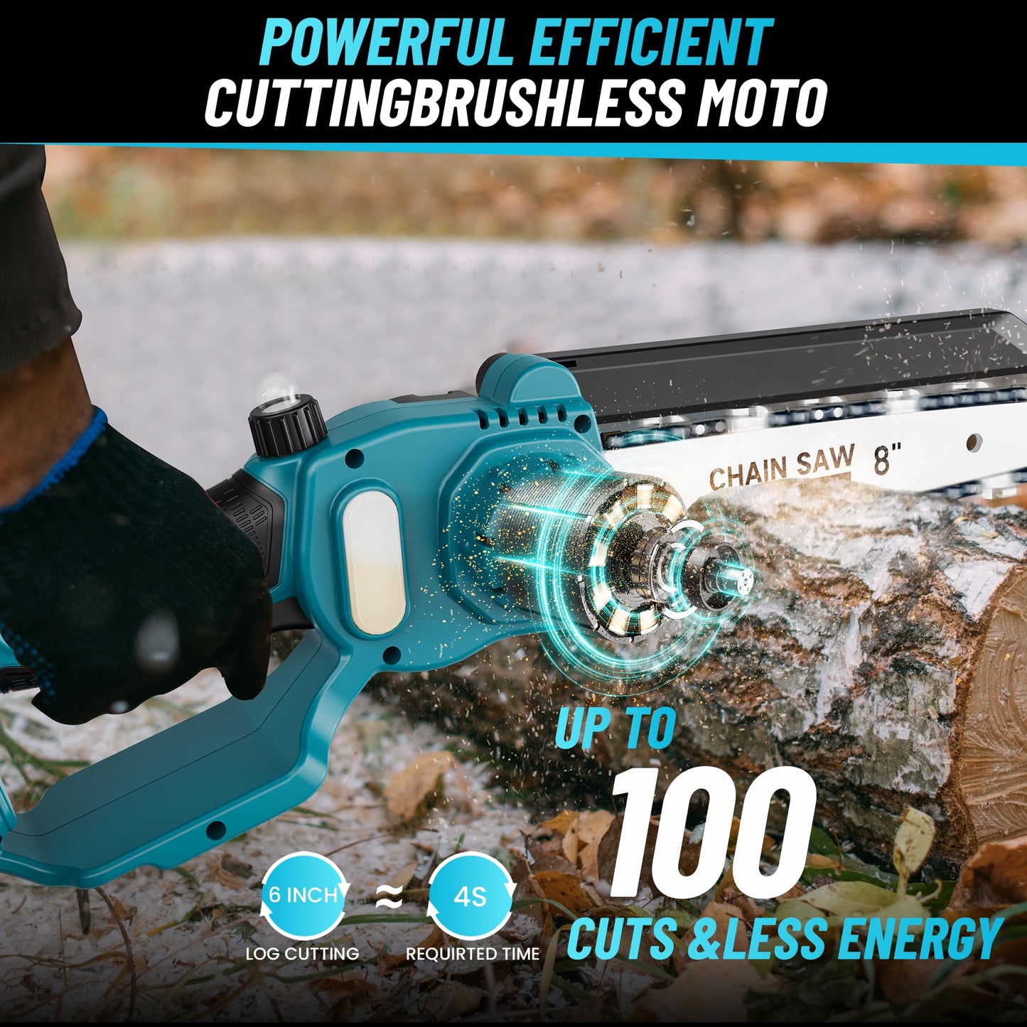 Portable Electric Chainsaw Pole Pruner