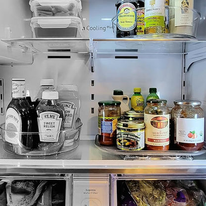 Rotating Kitchen Storage Tray for Jars and Bottles