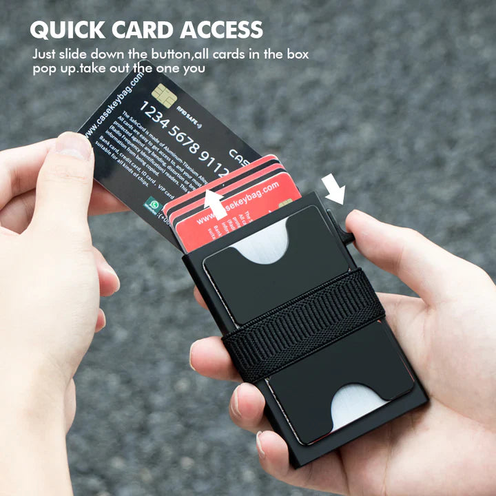 Secure Credit Card Money Holder