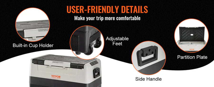 Portable Compact Car Fridge
