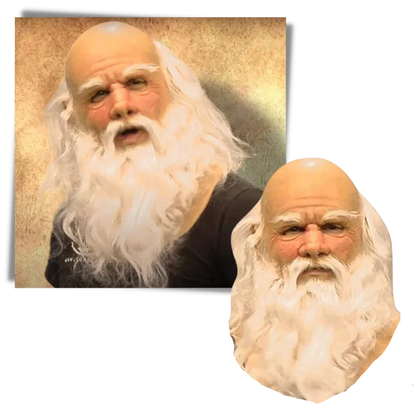 Funny Christmas Santa Face Mask