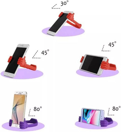Compact Adjustable Phone Holder Convenient Hands-Free Stand