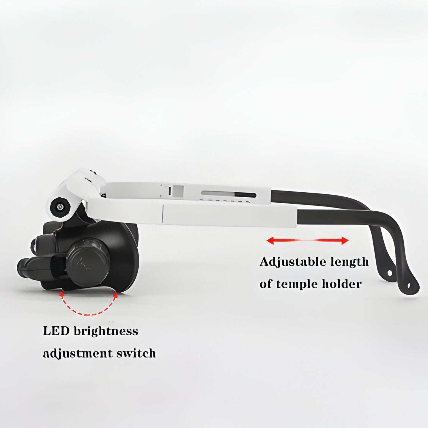Compact LED Magnifying Glasses 8x 15x 23x