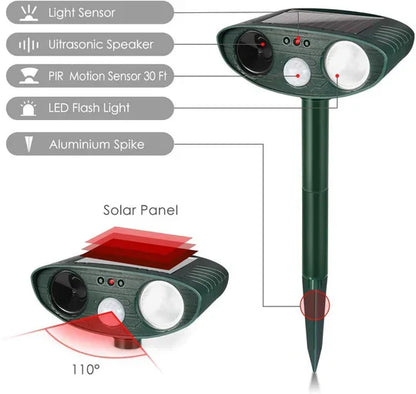 Effective Solar Deer Repellent - 4 Pack
