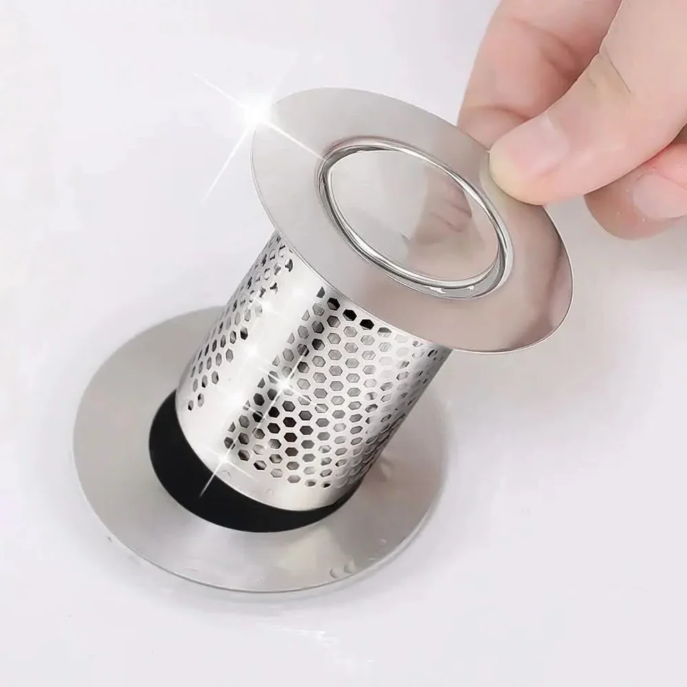 Easy Clean Metal Floor Drain Strainer - Hehif
