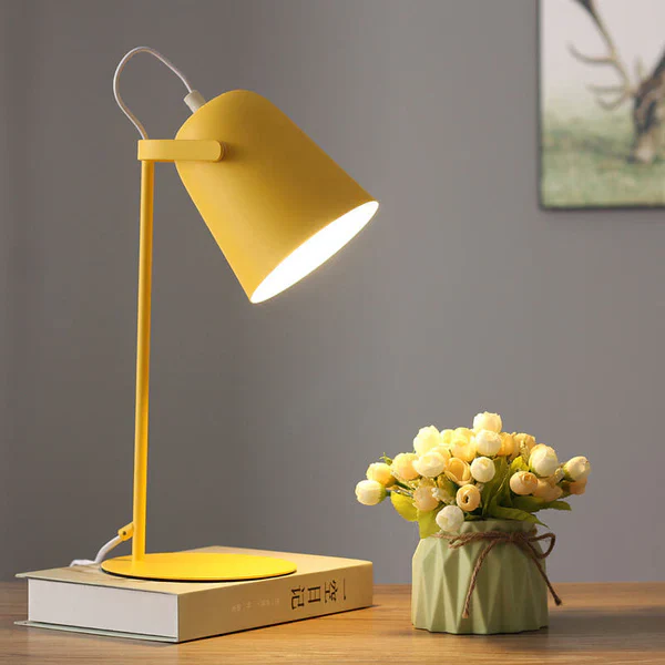 Unique Colorful Metal Desk Table Lamp