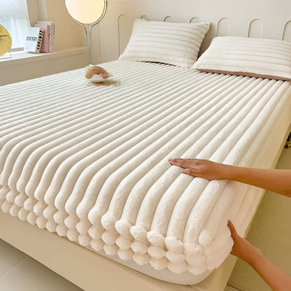 Premium Plush Fitted Bedding Sheet - Hehif