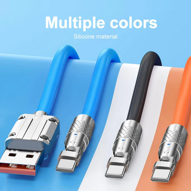 Flexible 360 Degree Quick Charge Cord