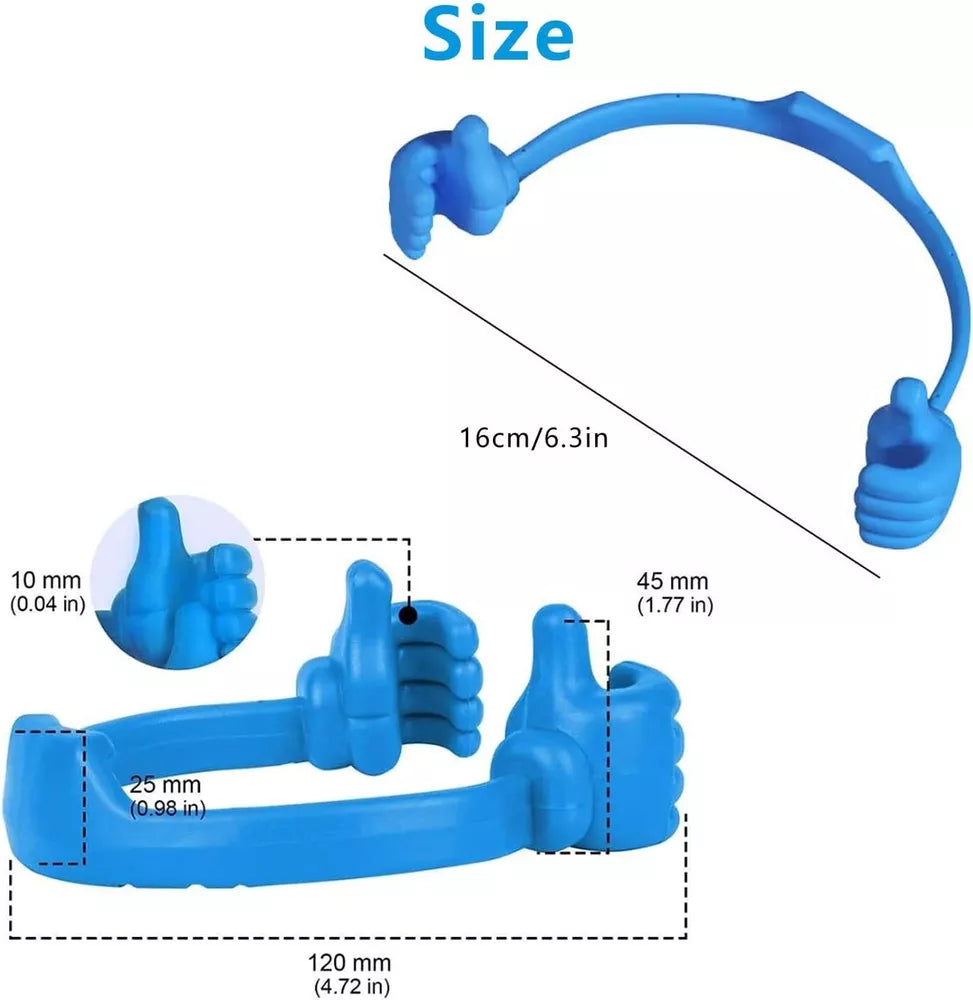 Compact Adjustable Phone Holder Convenient Hands-Free Stand