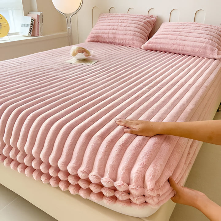 Premium Plush Fitted Bedding Sheet