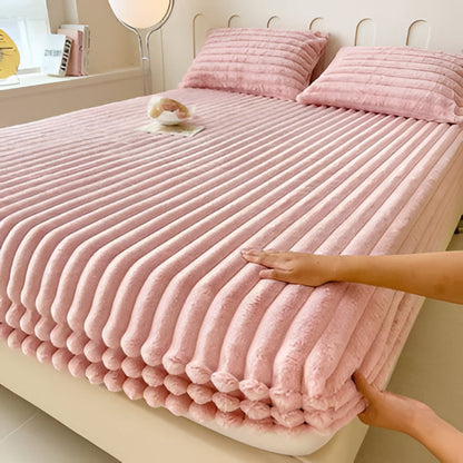 Premium Plush Fitted Bedding Sheet