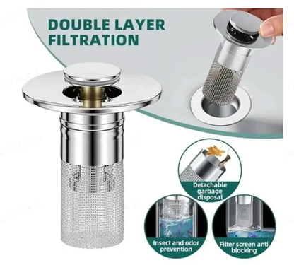Easy Clean Metal Floor Drain Strainer