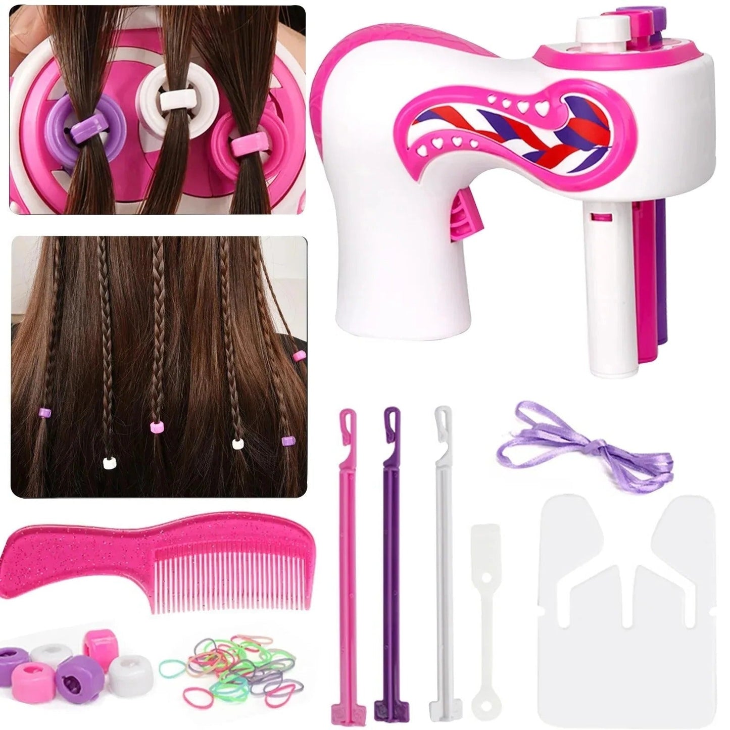 Easy Automatic Hair Braider Device
