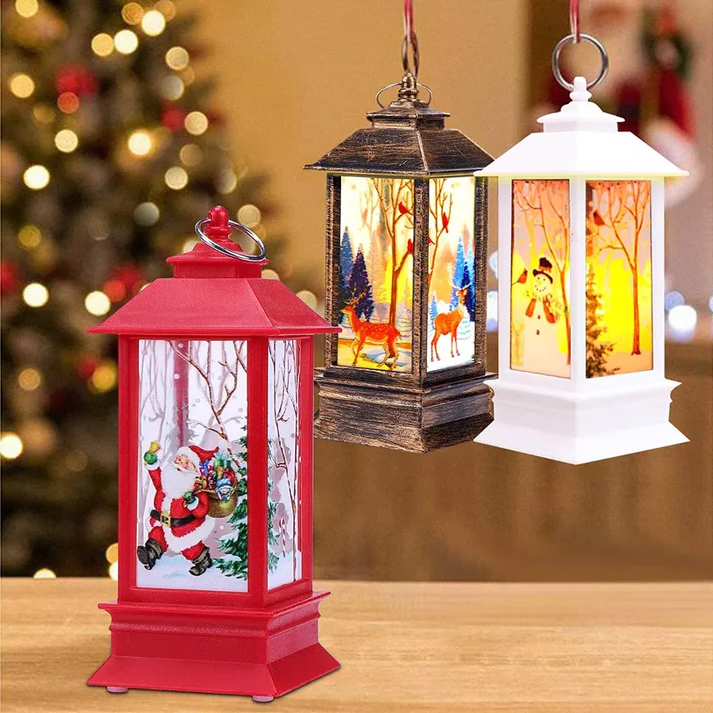 Festive Holiday Hanging Lamp Decor - Hehif