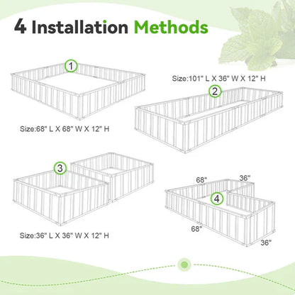 Easy Grow Elevated Garden Planter Box