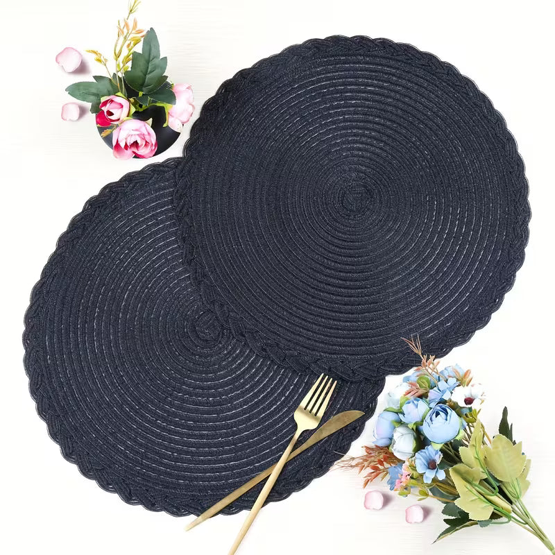 Easy Clean Rubber Backed Table Mats