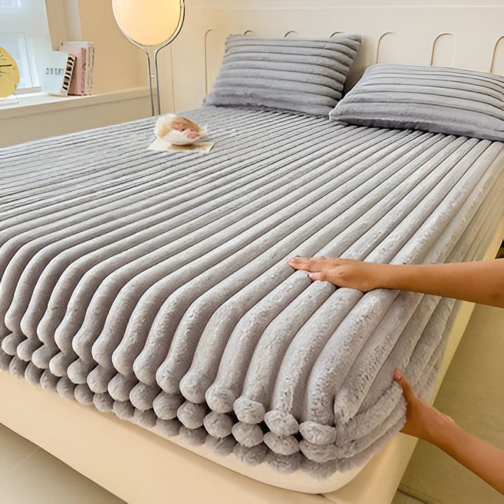 Premium Plush Fitted Bedding Sheet
