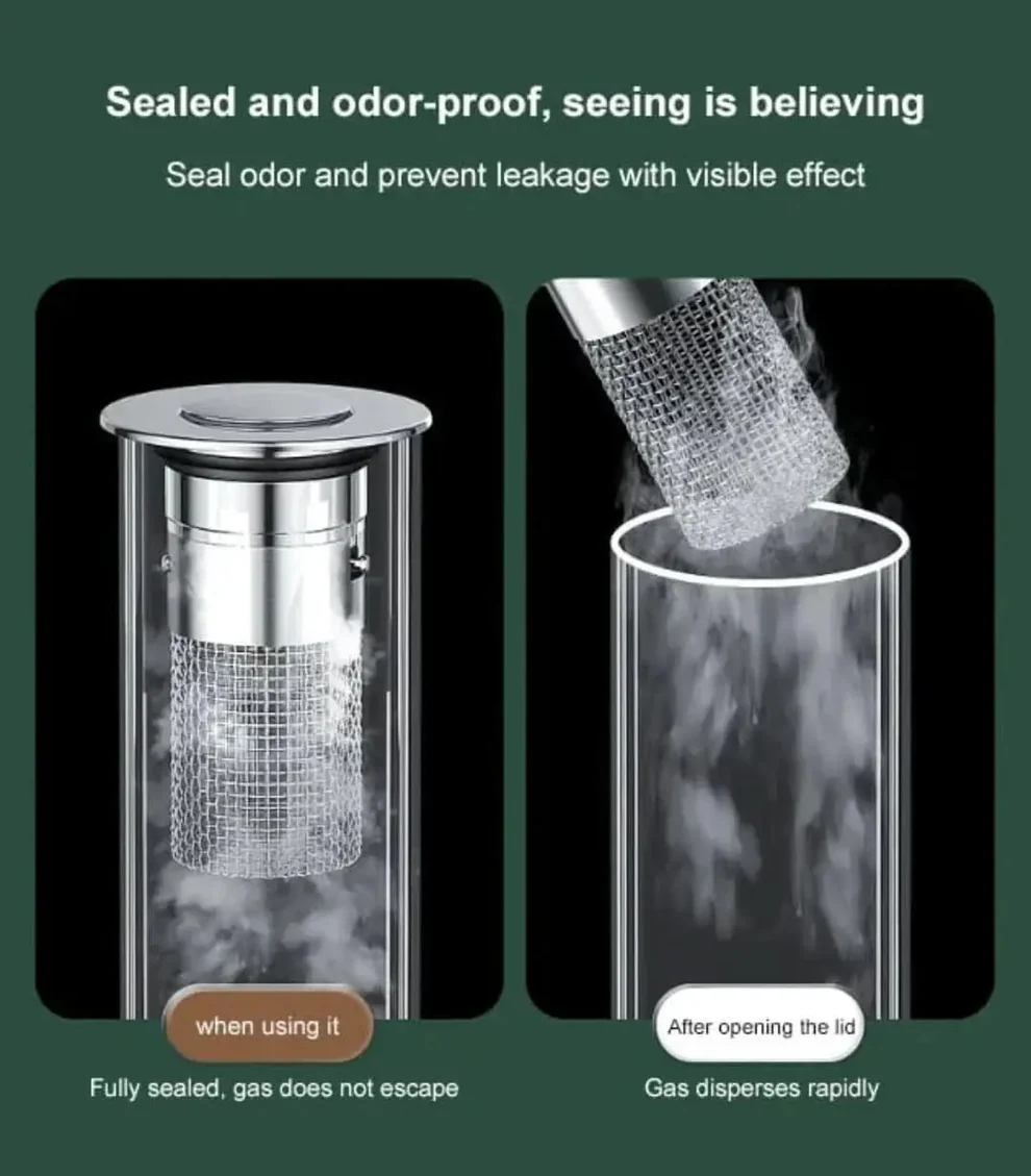 Easy Clean Metal Floor Drain Strainer