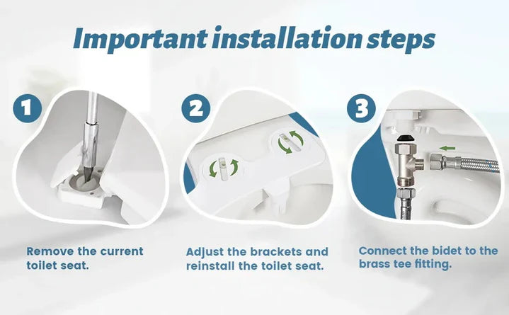 Easy Clean Fresh Bidet Toilet Seat
