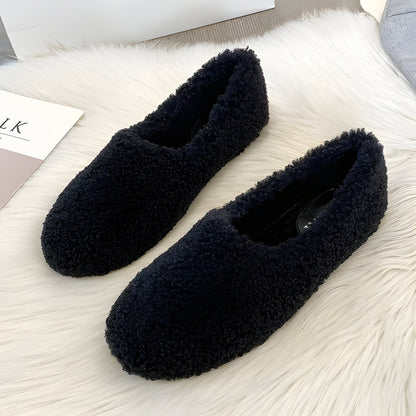 Warm Fuzzy Sheepskin Women's Winter Slippers